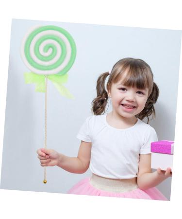 OFFSCH Lollipop Props Xmas Party Prop Decorative Lollipop Model Scene Decorative Props Christmas Decor Candy Prop Hawaiian Christmas Ornaments Wedding Photo Props Small Fake Food Foam Green 60.00X22.00X2.00CM - Buy Online on SooperMarket.com