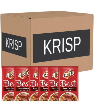 6 x 24g Instant Roast Beef Gravy Sachet Meat Christmas Dinner Meal Food Veg Sauce serves 4-6 - Buy Online on SooperMarket.com