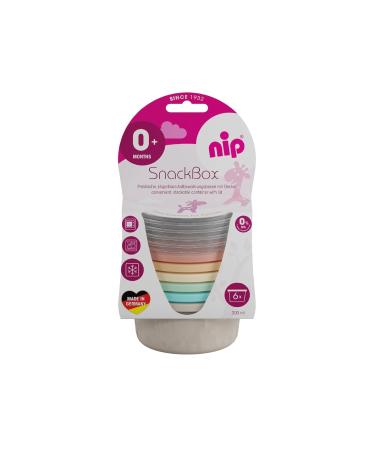 Eco-Friendly Nip Snack Box Set for Toddlers & Babies - BPA-Free Cute Motif 300ml Capacity Made in Germany - Set of 6 - Buy Online on SooperMarket.com