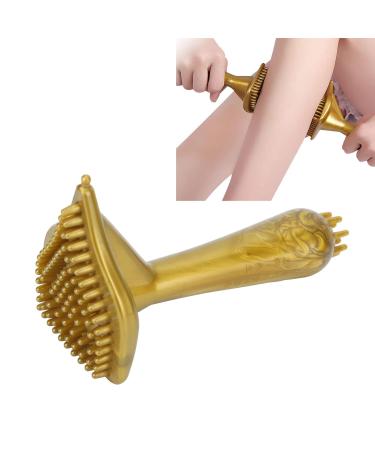 Meridian Massage Brush - Handheld Muscle Tension Relief Gua Sha Tool for Legs Back Hands & Feet | International Shipping - Buy Online on SooperMarket.com