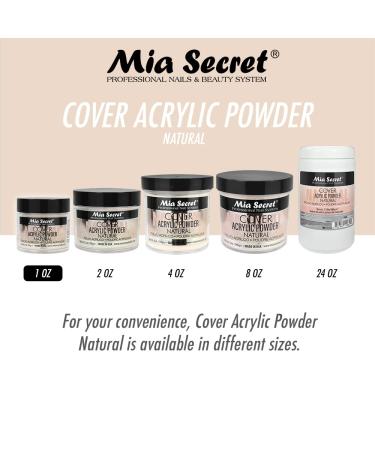 Mia Secret Acrylic Powder Cover Natural 1 oz. - Professional Grade Nail Powder - Buy Online on SooperMarket.com