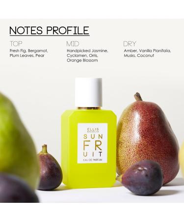 Ellis Brooklyn SUN FRUIT Eau De Parfum - Fruity Floral Perfume For Women with Fig Jasmine Amber Vanilla & Coconut Vegan Perfume Made In The USA SUN FRUIT 3.4 Fl Oz (Pack of 1) - Buy Online on SooperMarket.com