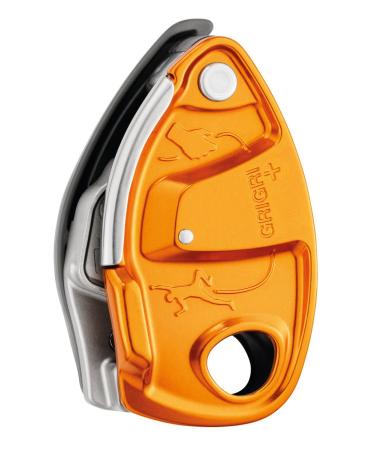 Petzl - GRIGRI + - Belay Device with cam-Assisted Blocking Orange