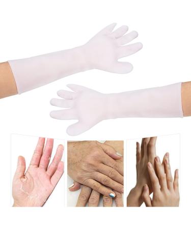 Moisturizing Gel Spa Gloves for Dry Hands | Cotton Eczema Gloves for Softening Skin | Night Gloves for Cracked Hands - Buy Online on SooperMarket.com