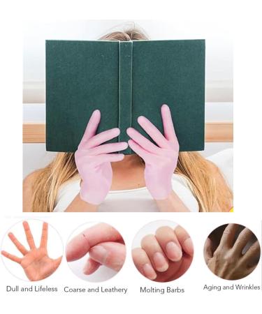 Silicone Socks & Gloves - 2 Pairs for Spa Pedicure | Moisturizing Foot Care for Dry Cracked Feet - Buy Online on SooperMarket.com