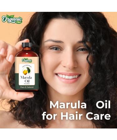 Organic Zing Marula (Sclerocarya birrea) Oil Pure & Natural for Skin Face Hair Care Aromatherapy Diffuser Conditioner - 30ml/1.01fl oz - Buy Online on SooperMarket.com