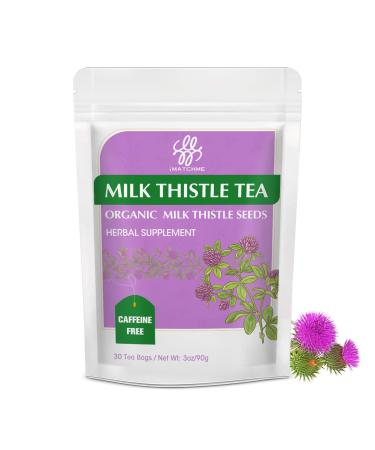 iMATCHME Organic Milk Thistle Tea Bags Liver Support Herbal Tea 30 Tea Bags/90g