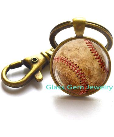 Baseball Key Ring Keychain - Sport Jewelry for Men, Player, Team Mom, Baseball Fan Gift - Buy Online on SooperMarket.com