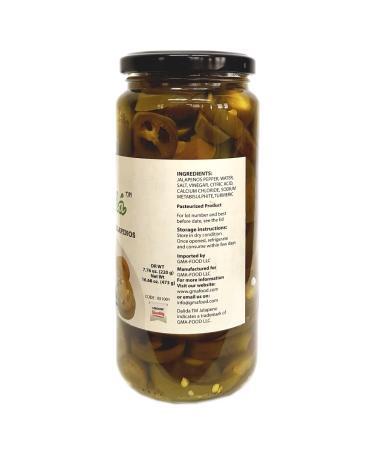 Delicious Dalida Nacho Sliced Jalapenos - 16.6 Oz (1 Pack) - Buy Online on SooperMarket.com