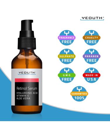 Yeouth Retinol Serum 2 fl oz - Anti-Aging & Skin Renewal - Buy Online on SooperMarket.com