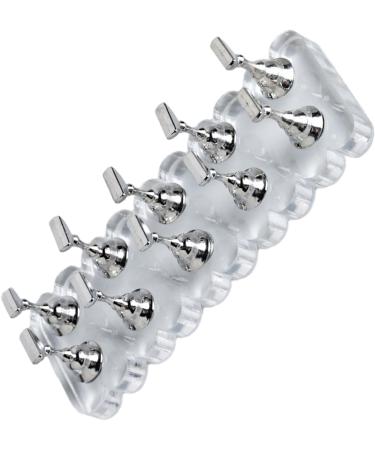 Acrylic Nail Art Practice Stand Fingernail Display Holder For False Nails Nail Tips Exercise Stand TS12 - Buy Online on SooperMarket.com