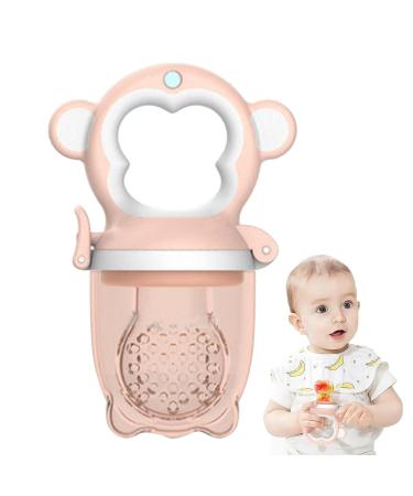 Abbto Fruit Bite Rings for Babies | Food Grade Silicone Baby Mesh Feeder | Self-Feeding Learning Tool - Buy Online on SooperMarket.com