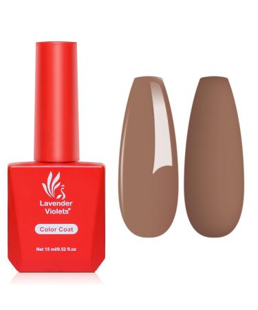 Lavender Violets 15ml Gel Nail Polish UV LED Soak Off Nail Lamp Curing Manicure Pedicure Larger Content Salon Quality CHOCOLATE A0466