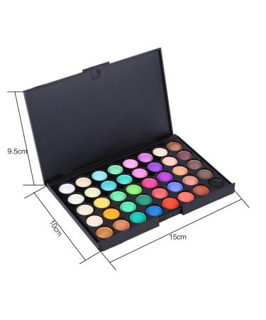 40 Colors Eyeshadow Palette - Waterproof Matte Mineral Pigment Makeup Cosmetics for Stunning Looks - Buy Online on SooperMarket.com
