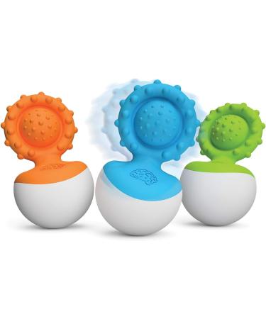 Fat Brain Toys Dimpl Wobbl Green Teether (1) - Buy Online on SooperMarket.com