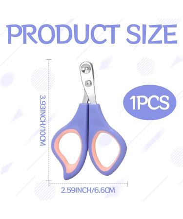 Cat Nail Clippers 1 Pcs Cat Claw Clipper Made of Stainless Steel Cat Nail Trimmer Nail Clippers for Cats with Positioning Hole Professional Cat Claw Clippers with Safety Guard.(Purple) - Buy Online on SooperMarket.com