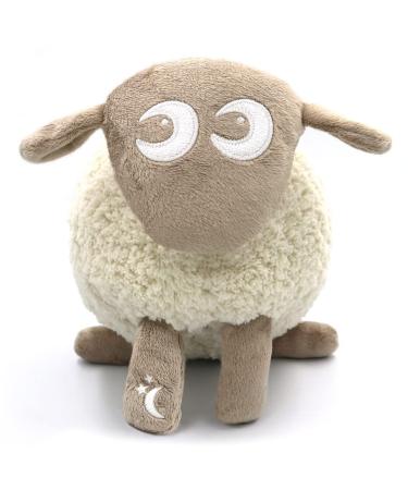 Sweet Dreamers, Ewan Deluxe with Shush, Beige | Baby & Toddler White Noise Sound Machine | Cry Activated Sensor & Nightlight | 5 Soothing Pink Noise Sounds | Auto-Off Timer | Lightweight & Portable