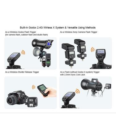 Godox Xpro-S Camera Flash Trigger for Sony - Wireless Remote 2.4GHz, 1/8000s HSS, TTL/Manual, Large Screen, Customizable Functions - Buy Online on SooperMarket.com