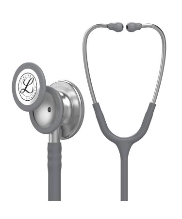 3M Littmann Classic III Monitoring Stethoscope Gray Tube 69 cm 5621 Standard Chestpiece/Stem/Headset Grey Tube Single