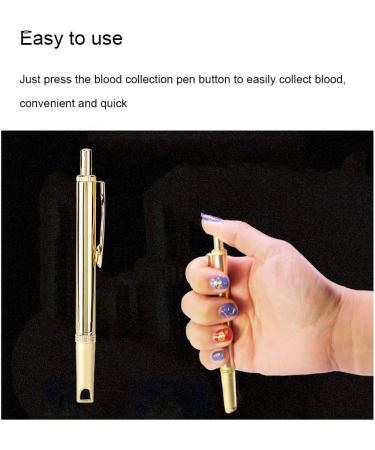Pure Copper Blood Lancet Pen for Painless Blood Testing - Cupping Bloodletting Device - Buy Online on SooperMarket.com