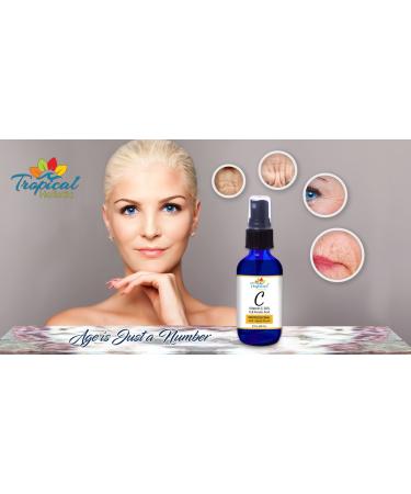 Vitamin C Serum 2 Fl Oz - Anti-Aging Wrinkle Reduction Dark Circles & Puffiness - With Vitamin E Ferulic Acid & Green Tea - Buy Online on SooperMarket.com