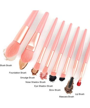 Dajidafu 8 Pieces Portable Makeup Brushes Waterproof Storage Bag Powder Foundation Make Up Kit Brush Cosmetics Supplies White Type 2 White Type 2 - Buy Online on SooperMarket.com