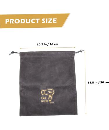 WOONEKY 4 Pcs Hair Dryer Bag Hair Travel Bag Portable Blow Dryer Hair Dryer Drawstring Bag Flannel - Buy Online on SooperMarket.com