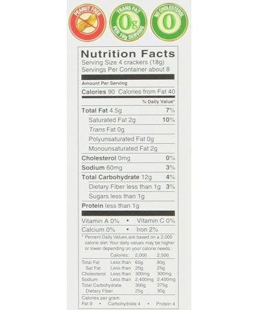 Dare Breton Gluten Free Herb & Garlic Crackers, 4.76 oz Box (Pack of 6) - Healthy Snacks, No Artificial Colors or Flavors. Tapioca & Green Lentil Flour - Buy Online on SooperMarket.com