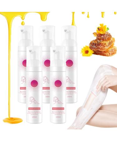 Smooth as Honey Mousse Hair Removal Spray Beeswax Hair Removal Mousse Hair Removal Spray for Women Men Gentle Painless (3)