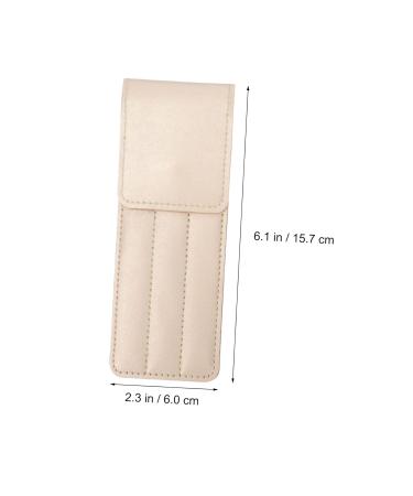 Beavorty 20 STK Eyelash Tweezers Protective Cover & Storage Bags | PU Leather Cosmetic Travel Pockets - Golden & Pink | Perfect for Facial Beauty Tools - Buy Online on SooperMarket.com