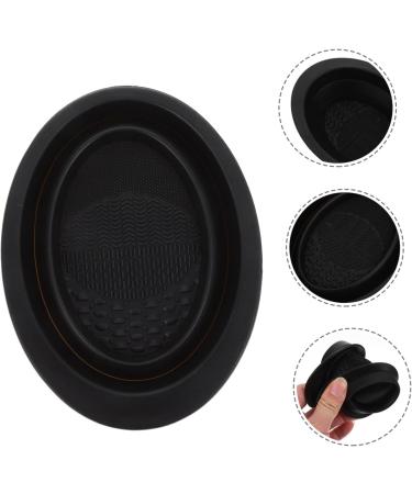 HAPINARY of makeup brush Makeup Brush Cleaning Pad cosmetic brush mat makeup brush cleaning bowl brush washing mat make up kit Brush Cleaning Tool not hurt Makeup Tools Silica gel - Buy Online on SooperMarket.com