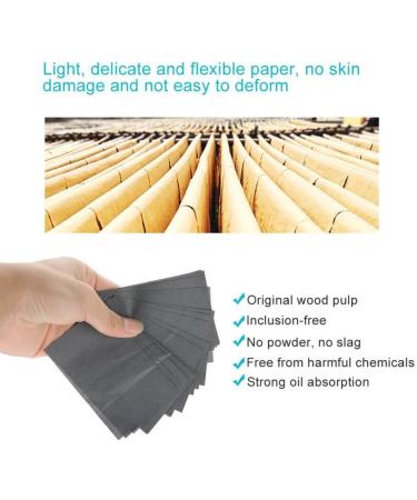 Men's Oil Control Paper - 80 Sheets, Blotter Face Oil Absorbing Tissues - Buy Online on SooperMarket.com