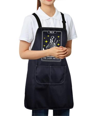 CENWA Lash Tech Apron | Adjustable Beauty Salon Apron for Lash Artists | Tarot Design - Buy Online on SooperMarket.com