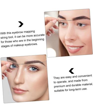 Healeved 1Box eyebrow makeup tool Eyebrow Drawing Auxiliary Tool Brow Mapping Wire Ruler 6x4.5cm White - Buy Online on SooperMarket.com