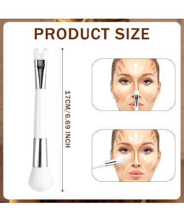 Shop U Shape Nose Brush - 2 in 1 Contour Brush for Cheeks & Highlight | Precision Makeup Tool - International Shipping Available - Buy Online on SooperMarket.com