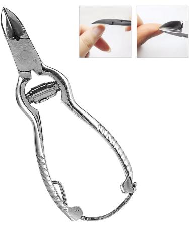 MUNEFE Stainless Steel Cuticle Nipper Only Spring Toe Finger Cuticle Nipper Manicure Clipper for Adult Pedicure - Buy Online on SooperMarket.com