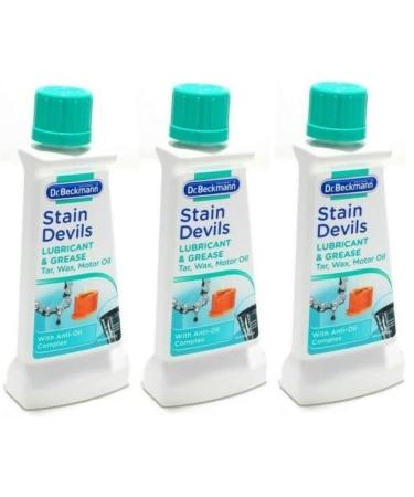 Dr Beckmann Stain Devils Grease Lubricant & Paint Remover (3 x 50ml)