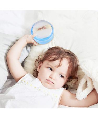 OSALADI Blue Baby Powder Container with Puff - Travel Size Talcum Storage Box for Face & Body - Hand Holder Included - 1 Pack - Buy Online on SooperMarket.com