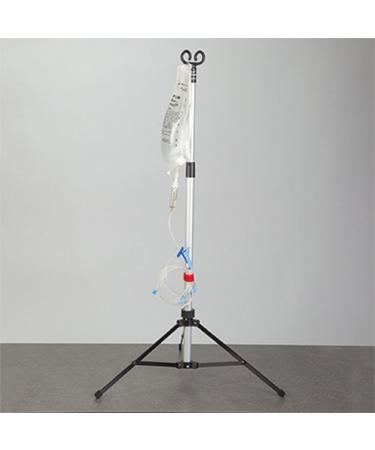 MedValue Portable IV Pole, 2-Hook, Quantity : 1