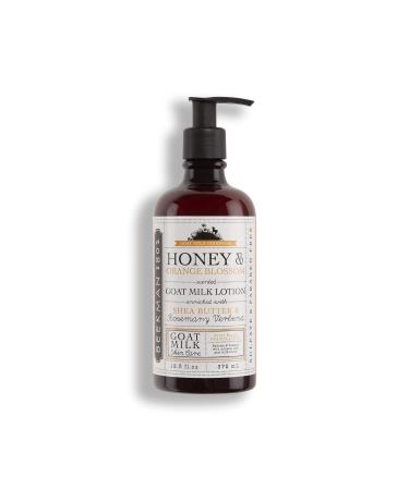 Beekman 1802 Goat Milk Lotion - 12.5 oz - Hydrating & Naturally Exfoliating Body Lotion - Good for Sensitive Skin - Cruelty Free Honey & Orange Blossom