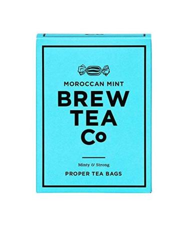 Brew Tea Co - Moroccan Mint - Minty & Strong Herbal Tea - 15 x 2.5g Proper Tea Bags 15 Teabags