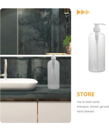 FRCOLOR 3pcs Lotion Press Bottle Pump Shampoo Bottle Empty Pump Dispenser Shampoo Bottles Refillable Portable Liquid Dispenser Refillable Liquid Soap Bottle Pet Blank White Travel - Buy Online on SooperMarket.com