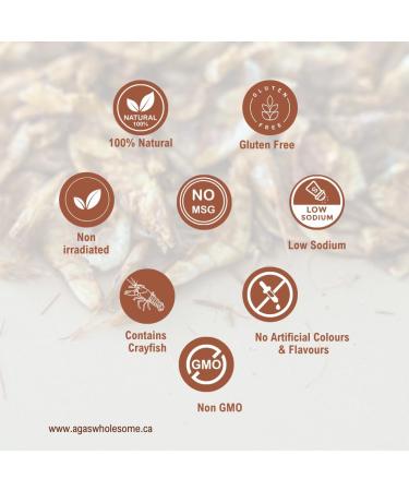 Aga's Wholesome Soupa Delish 100g West Africa Soup Seasoning Fermented Locust Bean Crayfish Fish Powder Native African Spices Nigerian Soup Spice Low Sodium & MSG Free Natural Spices Native African Spices Gluten Free Non-Irradiated GMO Free - Buy Online on SooperMarket.com