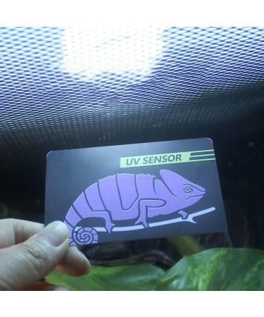 Dongker UV Test Card - 2/4 Pack Reptile UVB Sensor Easy Transport 500x Reusable for Accurate UV Testing - Buy Online on SooperMarket.com