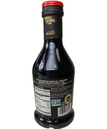Monari Federzoni Aged Balsamic Vinegar of Modena - 3 Year Aged, 8.5 Fl Oz (Pack of 2) - Perfect for Cheese & Fruit - Buy Online on SooperMarket.com