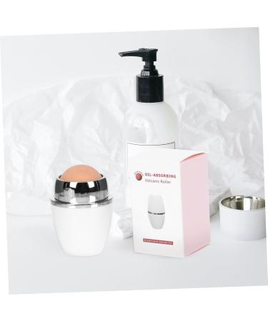 WOFASHPURET 1pc Facial Oil Absorbing Ball Face Cleaning Makeup Gadgets Face Makeup Oil- Absorbing Roller Make up Kit Ice Face Roller Skin Care Beauty Instrument The Face White Volcanic Mud White 5x2.8cm - Buy Online on SooperMarket.com