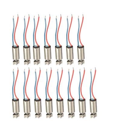 BestTong DC 1.5V 3V 8000RPM-12000RPM Vibration Vibrating Motors Micro Coreless Brushed Motors 4mm x 17mm Pack of 15