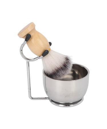 Ankroyu 3-in-1-rasier brush set beard soap peel made of stainless steel shaver brush and razor holder for men's bearing brush manual razor tool set