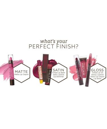 Burt's Bees Lip Shimmer for Women - Peony | Moisturizing & Hydrating Lip Balm with Vitamin E & Coconut Oil | 100% Natural | 0.09 oz - Buy Online on SooperMarket.com