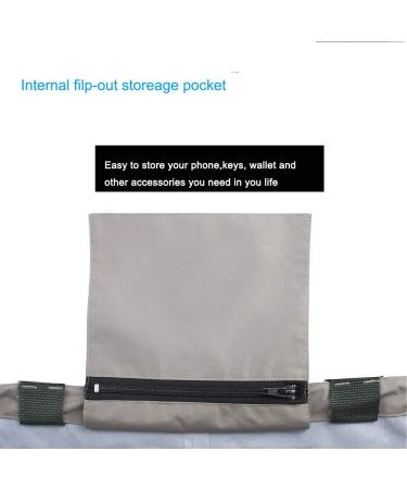 Breathable Waterproof Fishing Clothing - XL Olive Green Wading Pants & Boots for Men | Durable Tricot Material - Buy Online on SooperMarket.com